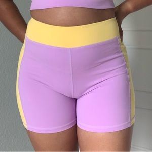 MESHKI, Medium, Lilac/Yellow